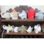 10 various tea pots