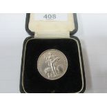 Hall marked silver Master Bakers Association medal