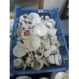 Box of crested ware