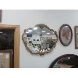 Gilt frame mirror