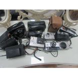 Quantity of various cameras