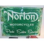 Large metal Norton sign