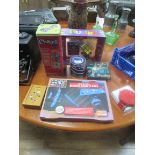 Small quantity of games including Rubiks cube