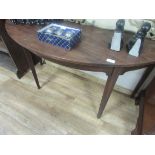 1/2 moon hall table