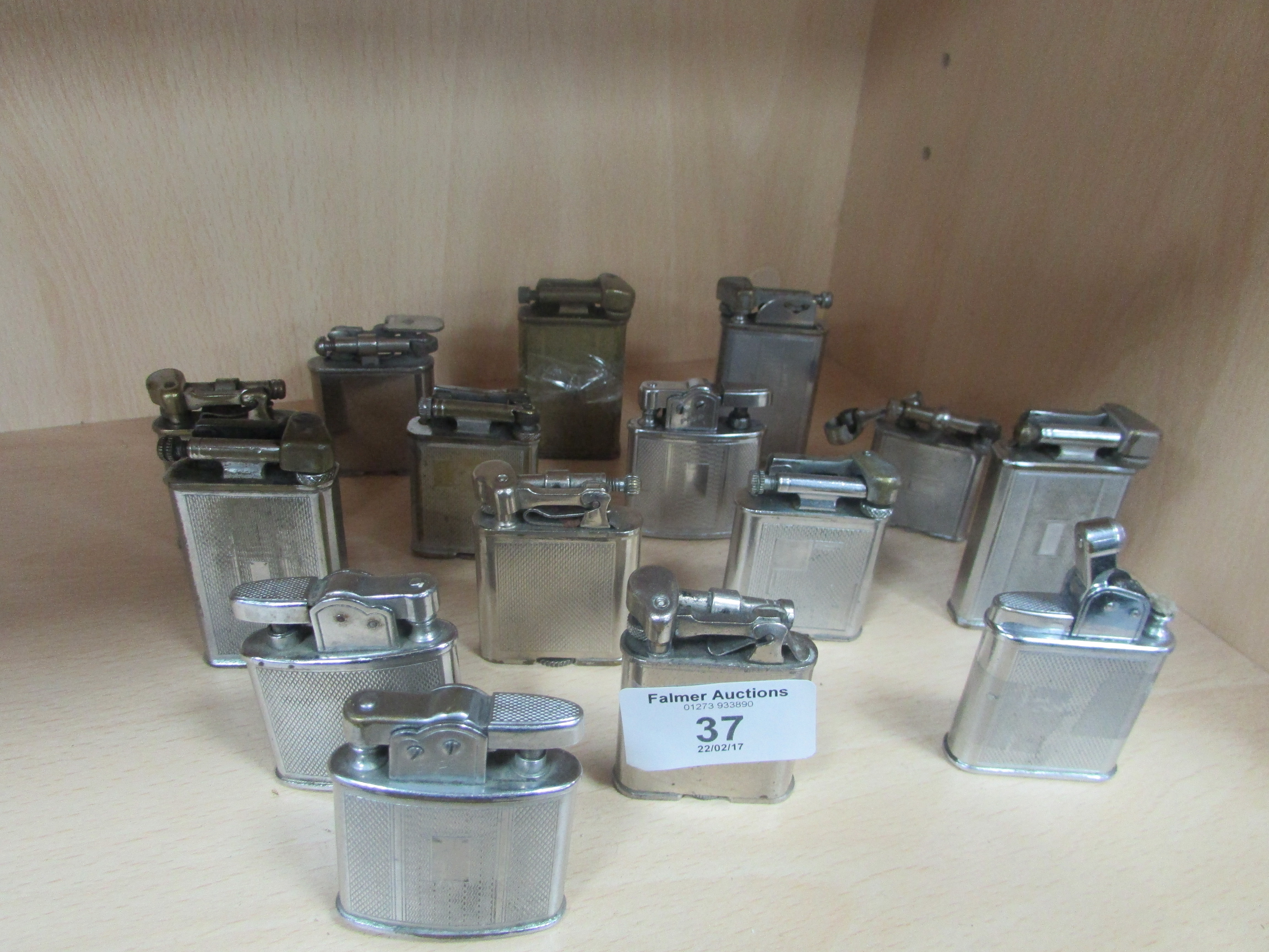 Approx 15 vintage pro lighters , mostly lift arm