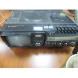 Hitachi-TV-Radio cassette recorder