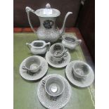 Crown Devon 'River Scenes' tea set