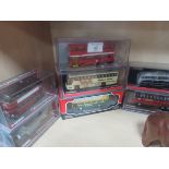 7 Corgi 00c boxed buses and coaches.