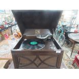 Wind-up gramophone