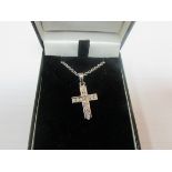 925 silver cross and chain