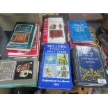 Quantity of books on antiques including millers