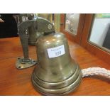 Ship's large heavy brass bell