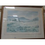 framed limited edition print 91/500 Watendlath-Borrowdale signed 'Lambert'