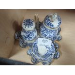 China condiment set on stand