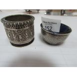 Eastern cruet set silver with marks