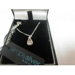 925 silver simply silver John Richard pendant and chain