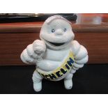 Large Michelin man cast iron money box