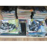 Large quantity of motorcycle magazines