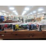 4 new and boxed model toy trucks
