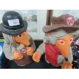 2 Womble figures