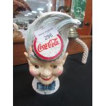 Coca cola cast iron money box