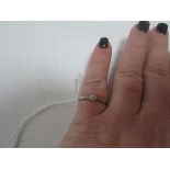 14ct gold and diamond ring