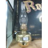 Brass oil lamp