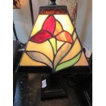 Renni McIntoch design Tiffany style lamp approx 15" high