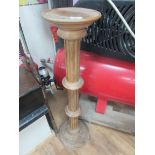 Oak plant stand