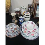 Ironside sauce tureen and stand + sundry china