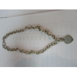 Tiffany 925 stamped silver 16" choker rrp £460