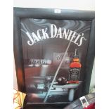 Framed 'Jack Daniels' 3D picture