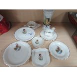 10 china items Queen Victorias family decoration