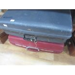 Samsonite suitcase + Delsey suitcase with keys