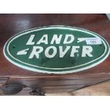 Cast iron 'Land Rover' wall key holder