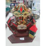 Model fairground carousel