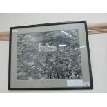 Framed York Minster ariel photograph