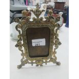 Brass photo frame