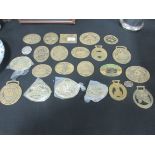 23 various Steam Ralley brasses