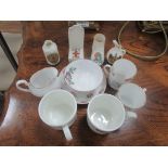 7 pieces Tuscan china