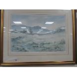 Framed print limited edition 7/350 signed 'S. Lambert'