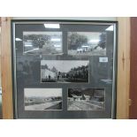 Framed vintage photographs
