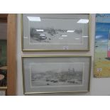 Pair of prints signed 'Wyllie'