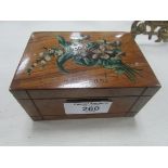 Olive wood money box