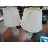 Pair of bedside lamps