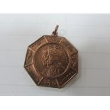 Bronze Rifle Association medal