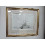 Framed print limited edition 51/950 signed 'Wyllie'