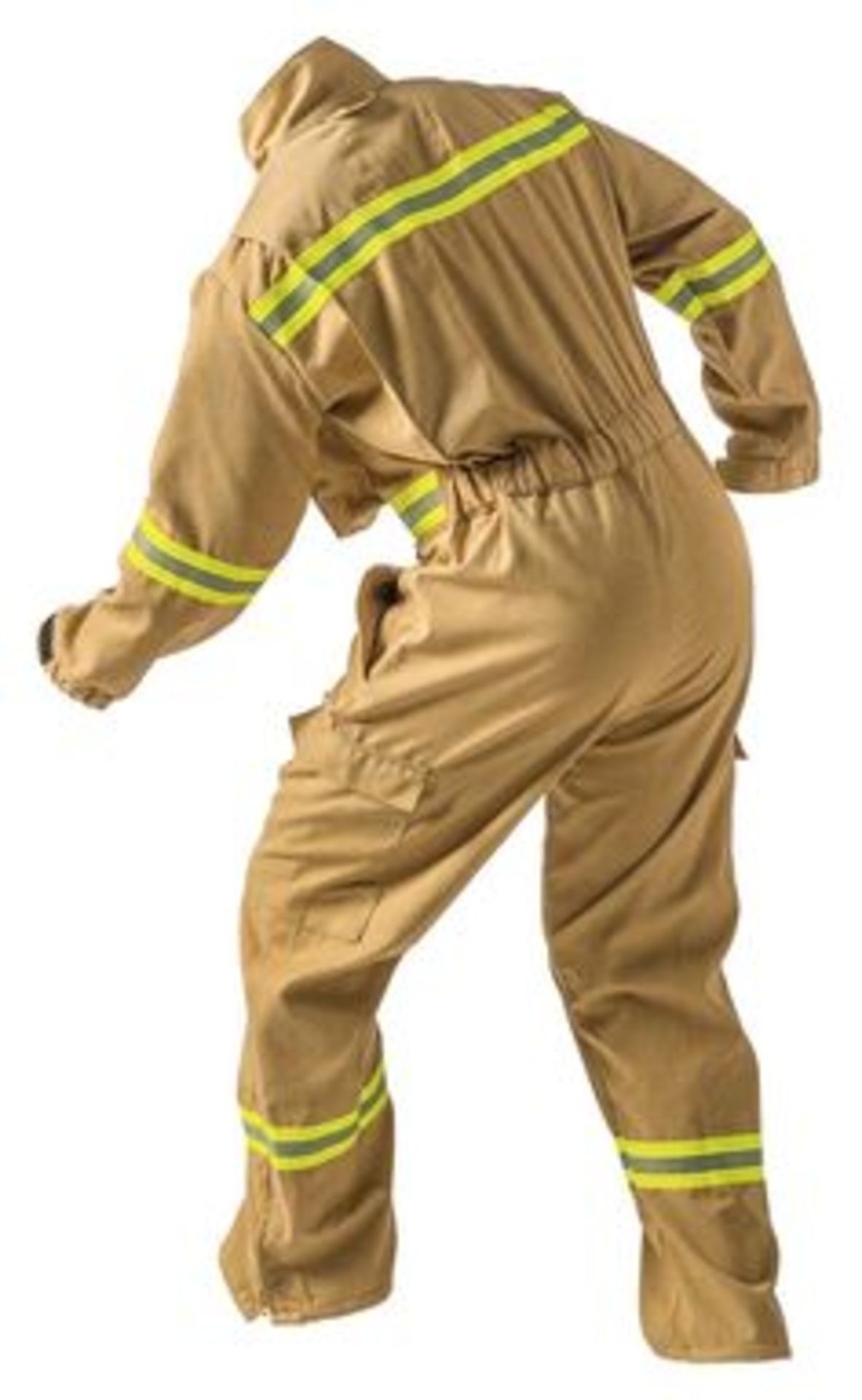PACK OF 4 - GOLD FIRE COVERALLS - GRADE 1