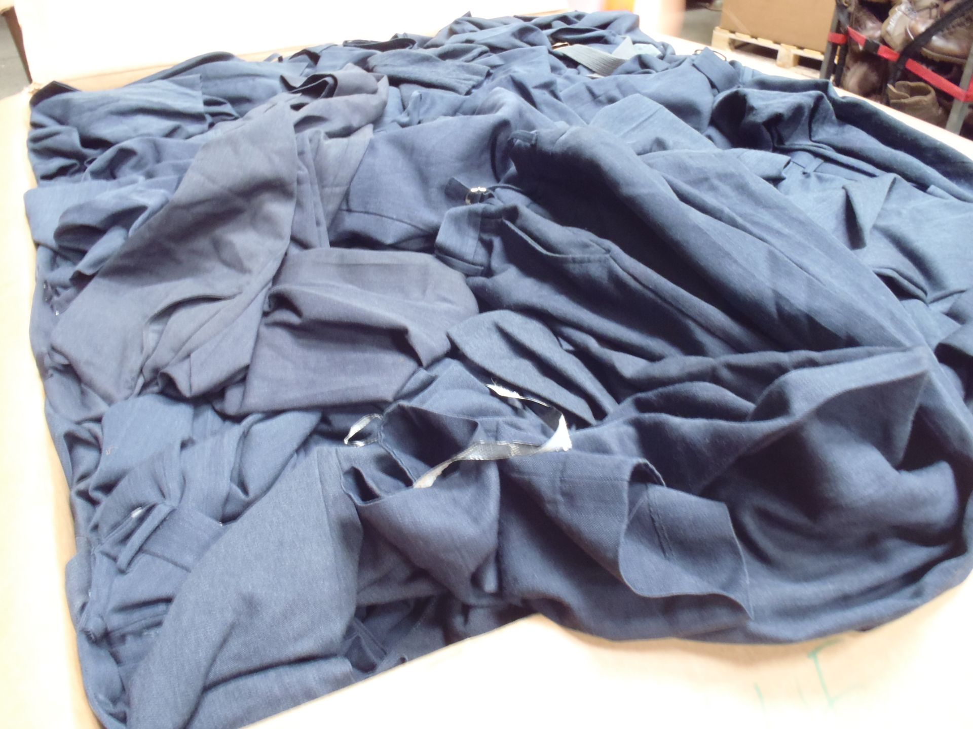 PALLET OF BLUE UNIFORM - USED - UNGRADED