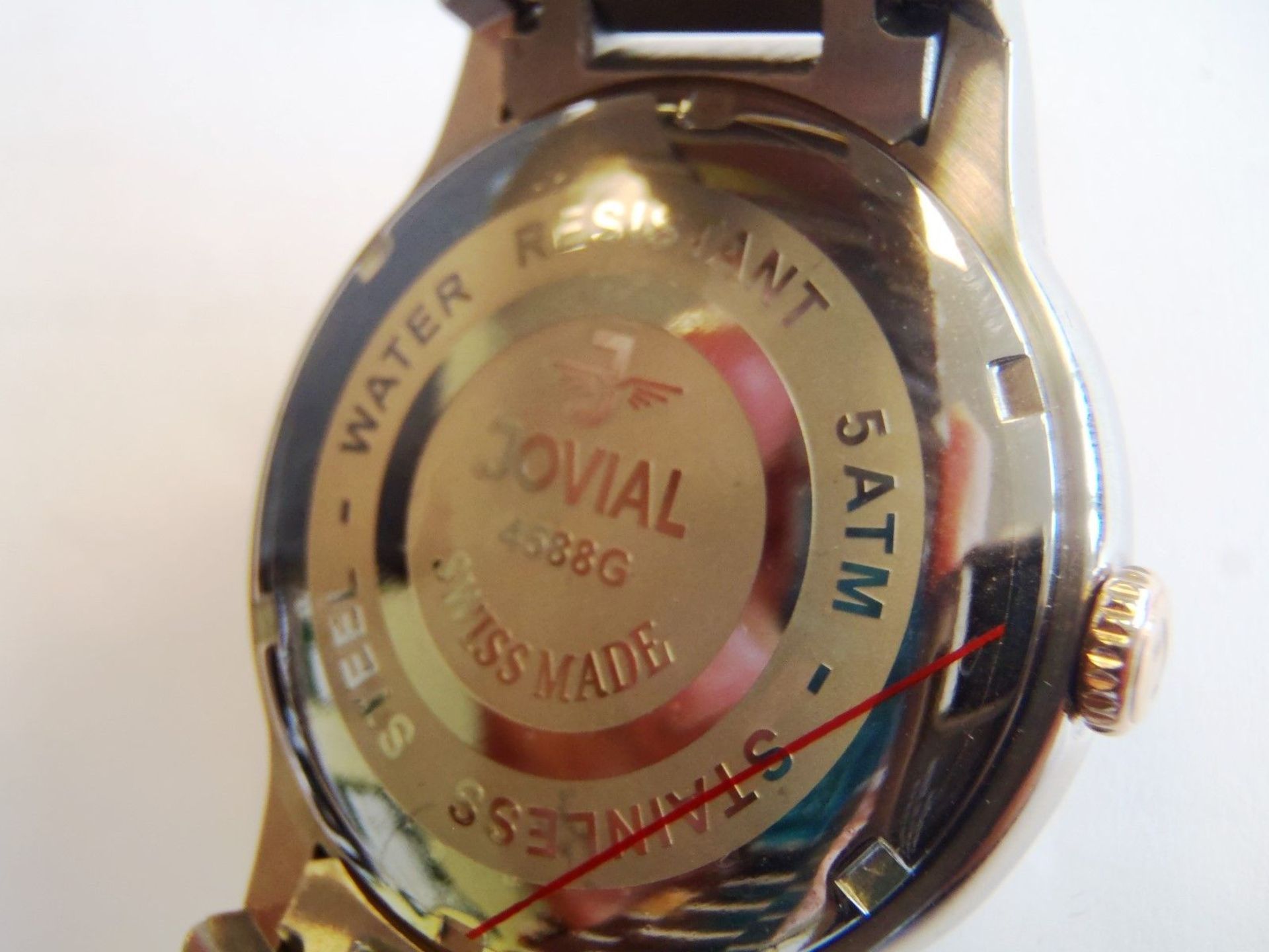 Jovial Watch Silver and Rose Gold Genuine Unworn and NEW condition - Image 2 of 4